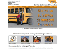 Tablet Screenshot of francobus.ca